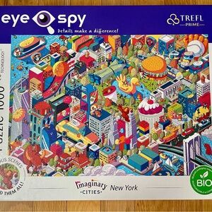 Imaginary Cities Puzzle - New York - Multicolor